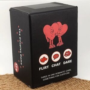 Flirt Chat Dare Couples Card Game - 150 Fun Cards